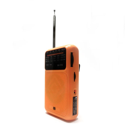 W918 Flashlight Small Full Band FM/AM/SW Emergency Survival Radio Rechargeable Portable Battery Operated Radio