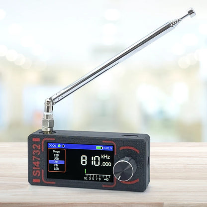 Mini SI4732 DSP Radio Full Band Mini Receiver with Antenna LSB USB AM FM Radio Pocket Radio Gifts for Seniors Elderly