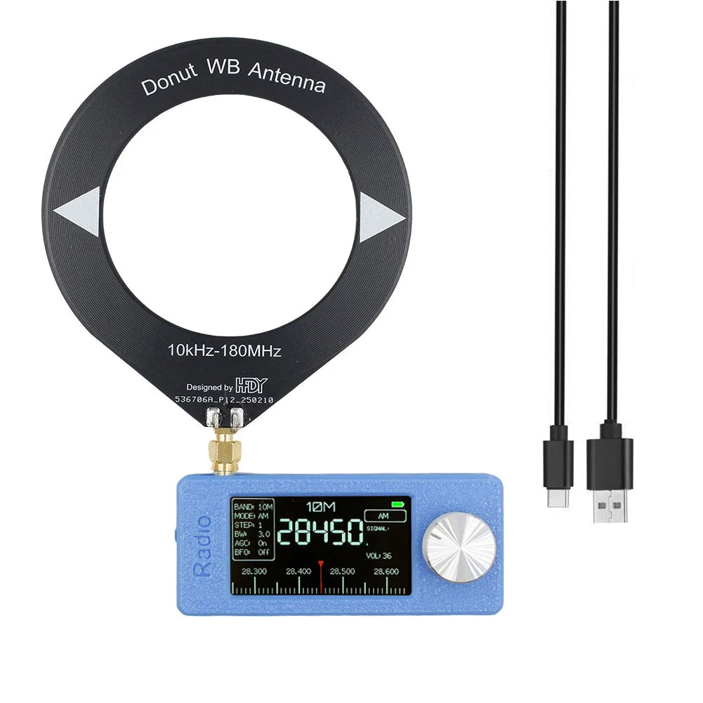New SI4732 0.5-108mhz Pocket Mini Radio LSB USB AM FM All Band Radio Receiver with Antenna FM/AM Radio HF SW MW VHF Radio