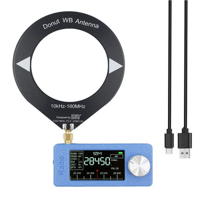 New SI4732 0.5-108mhz Pocket Mini Radio LSB USB AM FM All Band Radio Receiver with Antenna FM/AM Radio HF SW MW VHF Radio