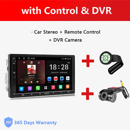 Android Double 2 Din Car Stereo 7 inch Automotive Multimedia Player Radio Auto Carplay Screen Navigation 2Din A5 A5L Atotozone