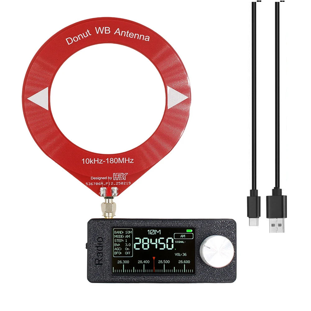 New SI4732 0.5-108mhz Pocket Mini Radio LSB USB AM FM All Band Radio Receiver with Antenna FM/AM Radio HF SW MW VHF Radio