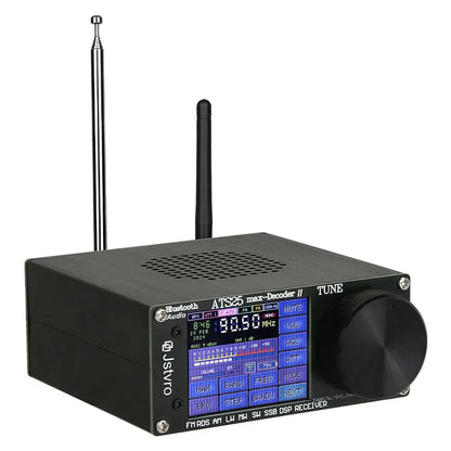 ATS25 Max Decoder II Bluetooth Version Second Generation Full Radio Receiver FM SW SSB MW LW Receiver 2.4-inch Touch Screen