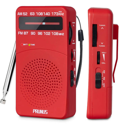 New  J-166 Portable Pocket Radio AM/FM 2-Band Mini Portable Radio For Running Walking AA Battery Transistor Radio FM Receiver