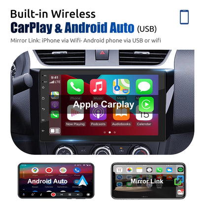 ESSGOO Android 15 Car Radio Wireless Carplay Auto 2 Din 7"/9"/10" GPS Navigator MP5 Player Glass Screen Wi-Fi FM BT Car Stereo