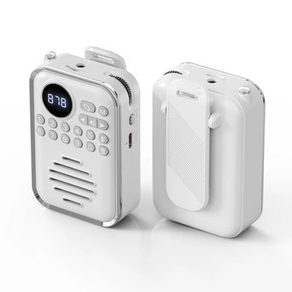Mini Portable FM Radio HD Display Digital Radios Recevier  Wireless Bluetooth Speaker Voice Recorder Rechargeable TF Card  Playe