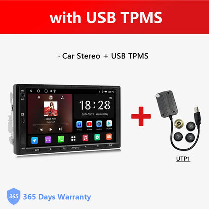 Android Double 2 Din Car Stereo 7 inch Automotive Multimedia Player Radio Auto Carplay Screen Navigation 2Din A5 A5L Atotozone