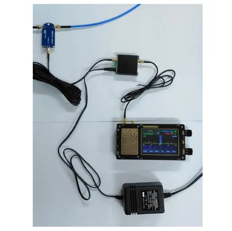 HFDY 50K-500MHz Wideband Active Small Magnetic Loop Antenna LZ1AQ Amplifier HF AM FM VHF UHF SDR Receiver Radio Tescun Malahitea