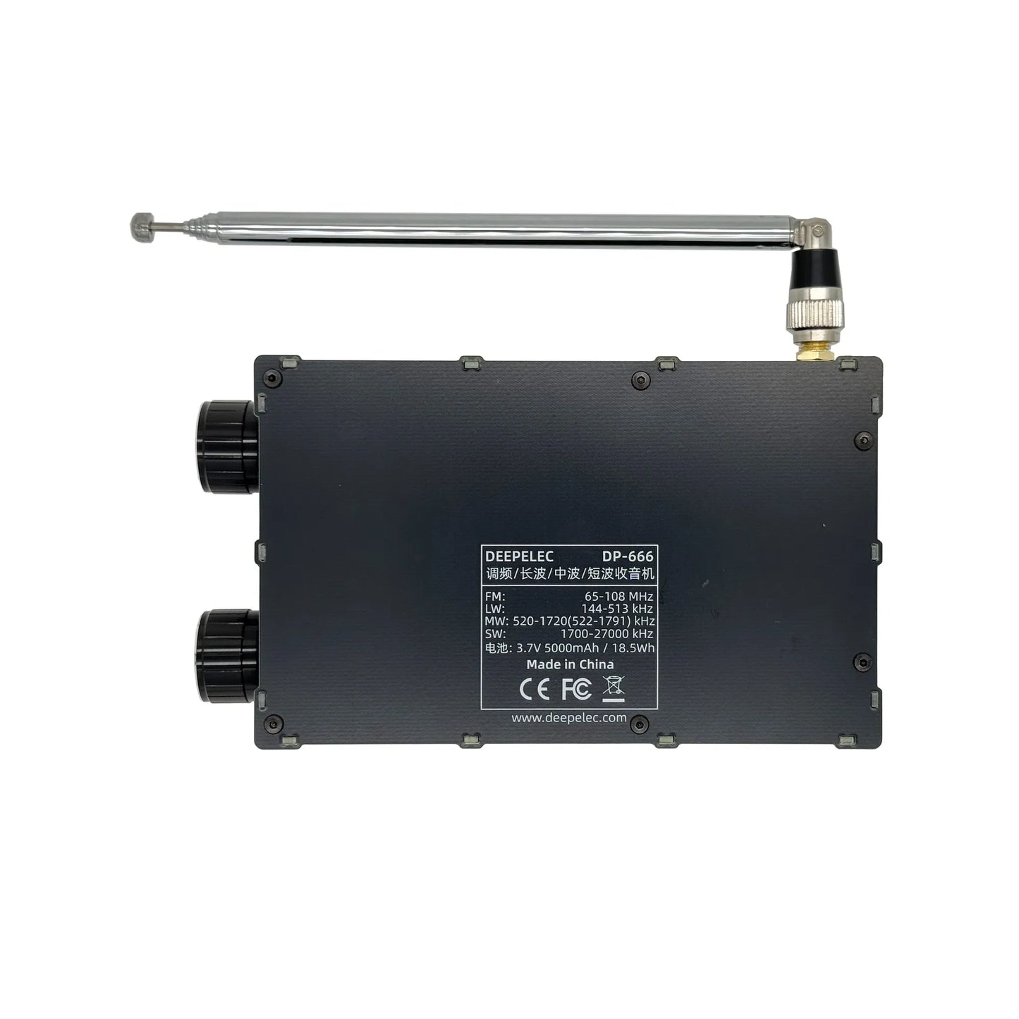 DP-666 TEF6686 Radio High Sensitivity Full Band FM AM LW MW SW Shortwave ESP32 RDS 2.8 inch IPS LCD DEEPELEC