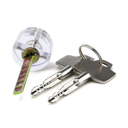Clear Cruciform (Cross) Practice Lock