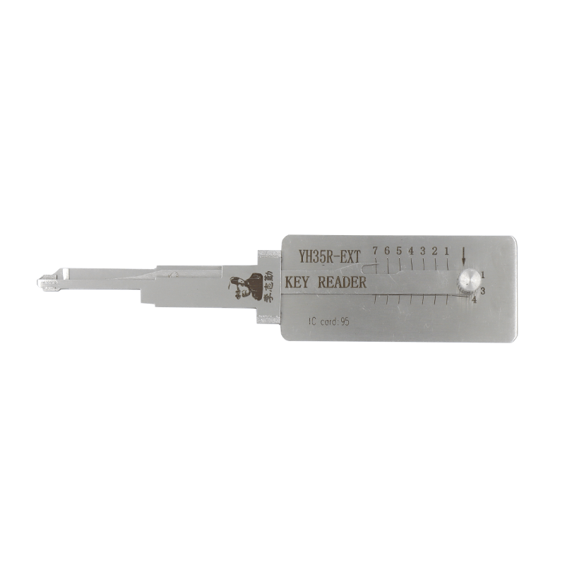 Mr. Li's Original Lishi YH35R-EXT Extended Length Direct Key Reader/Decoder with Magnetic Gate