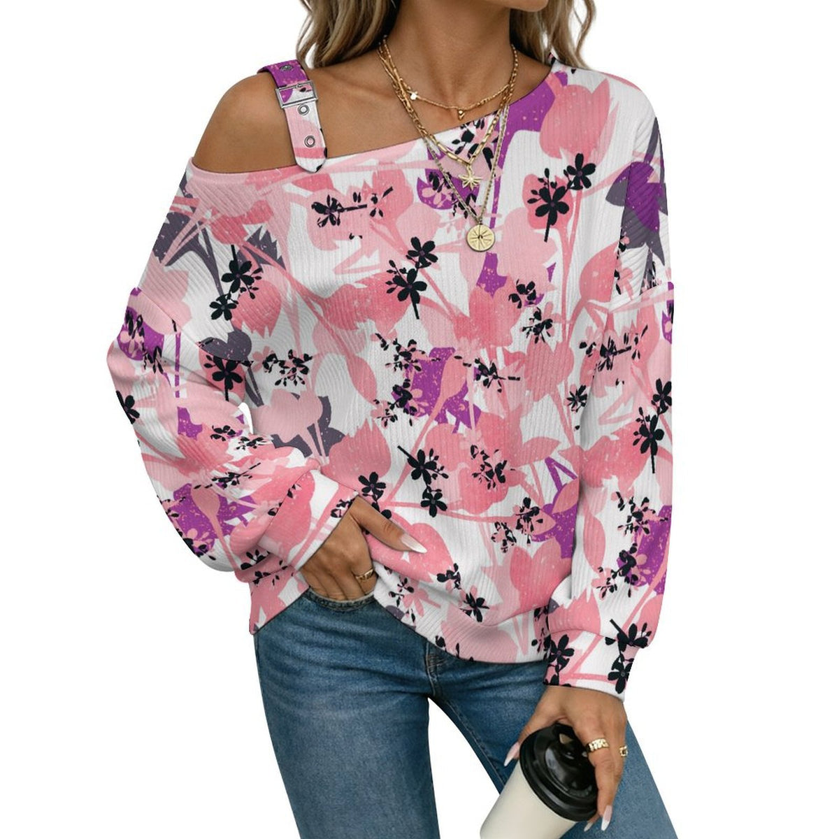 Off-the-shoulder Sweaterwomens-off-shoulder-knit-sweater
