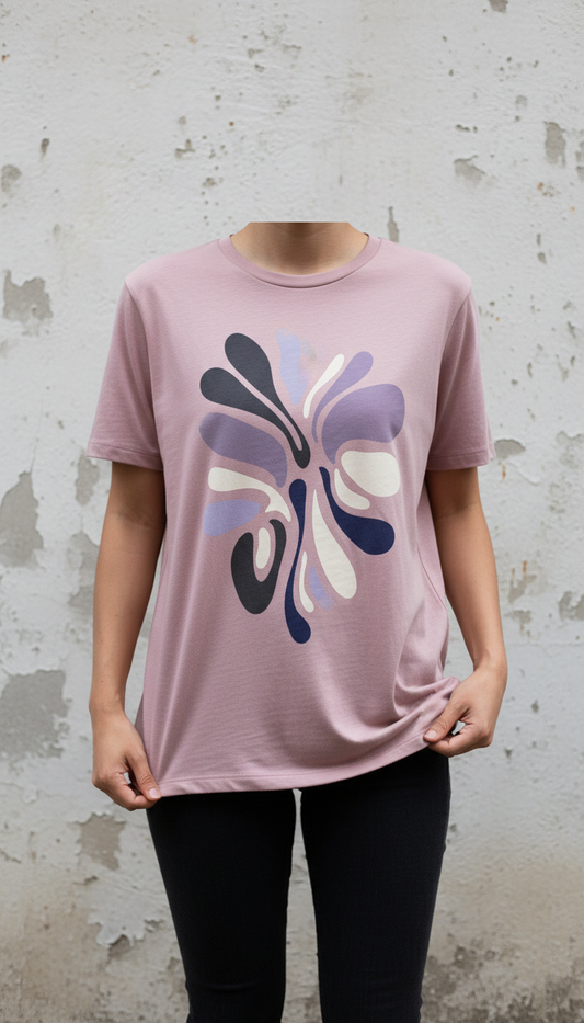 Ash pink exclusive artist design tee