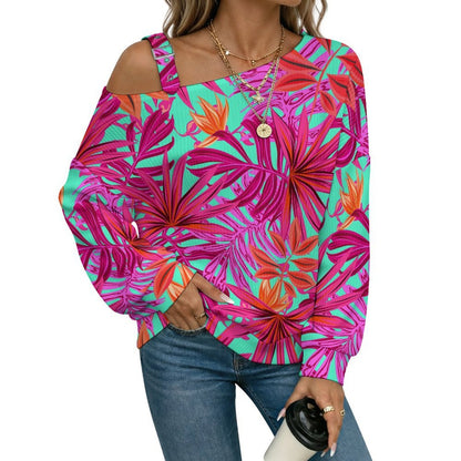 Off-the-shoulder Sweaterwomens-off-shoulder-knit-sweater