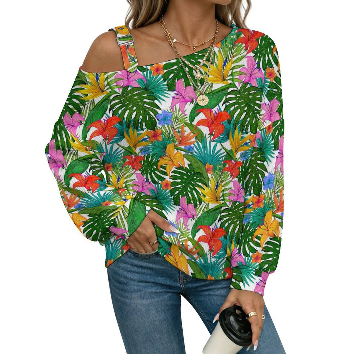 Off-the-shoulder Sweaterwomens-off-shoulder-knit-sweater