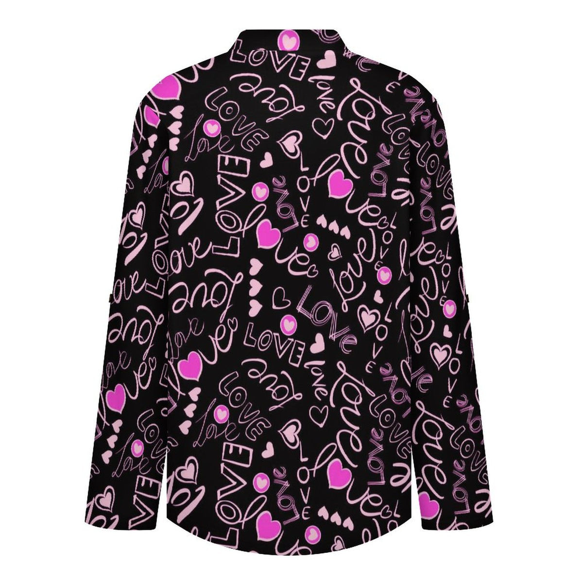 Love  Versatile Notched V-Neck Tunic | Roll Tab 3/4 Sleeve Office Casual Top