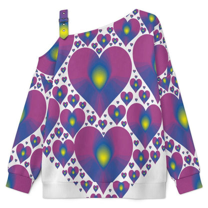 Off-the-shoulder SweaterPurple Heart Women’s Off-Shoulder Knit Sweater
