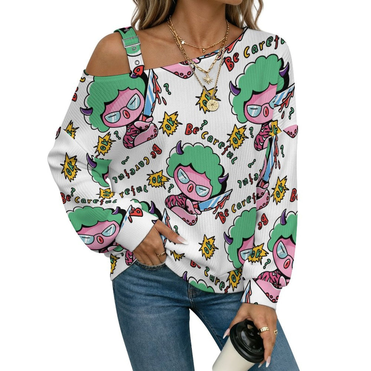 Off-the-shoulder Sweaterwomens-off-shoulder-knit-sweater