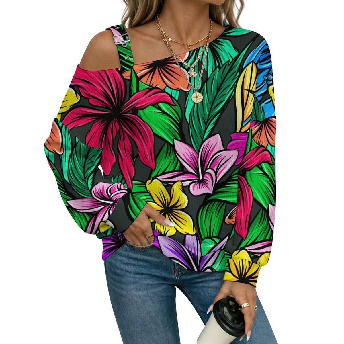 Off-the-shoulder Sweaterwomens-off-shoulder-knit-sweater